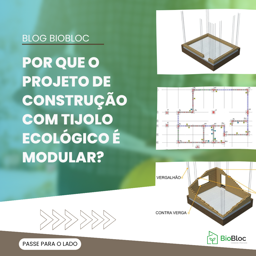 Por que o projeto de construção com tijolo ecológico é modular?
